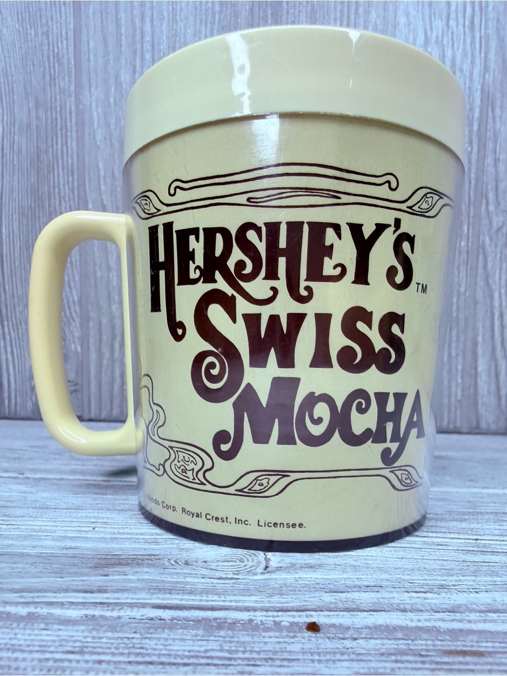 Vintage Royal Crest 1991 Hershey's Swiss Mocha Recipe Coffee Cocoa Mug cup